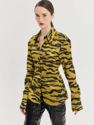 HEMITHEA - NEGRONI SHIRT ZEBRA GOLD