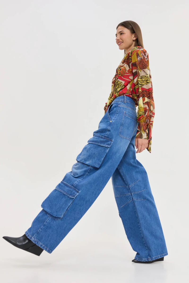 HEMITHEA - MERCURY DENIM PANTS MID BLUE 1 HEMITHEA - MERCURY DENIM PANTS MID BLUE