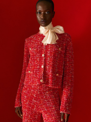 TAILOR MADE - KNIT JACKET WITH GOLD BUTTONS