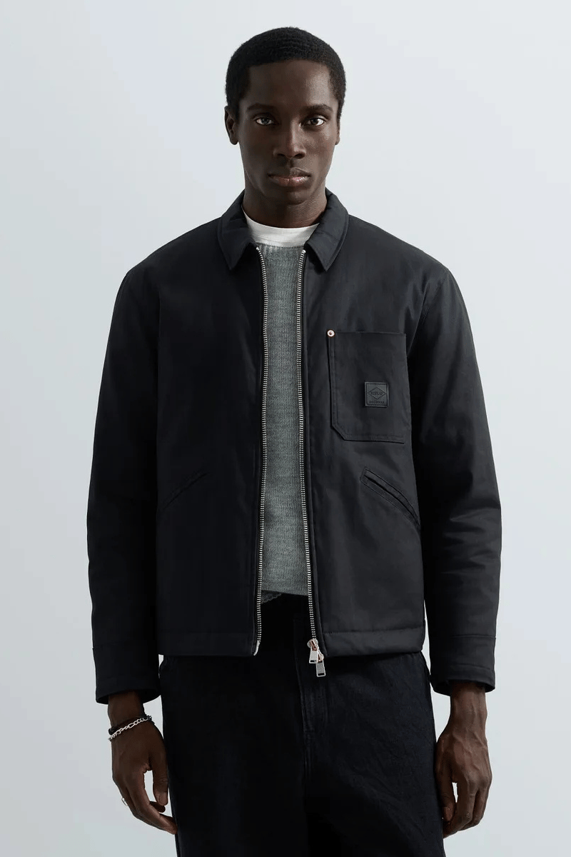 REPLAY - WAXED COTTON TWILL JACKET 2 REPLAY - WAXED COTTON TWILL JACKET - Image 2