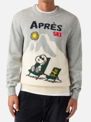 MC2 SAINT BARTH - SPECIAL EDITION CREWNECK KNIT WITH SNOOPY INTARSIA
