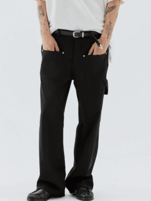 I'M BRIAN - WOOL BLEND CARPENTER TROUSERS