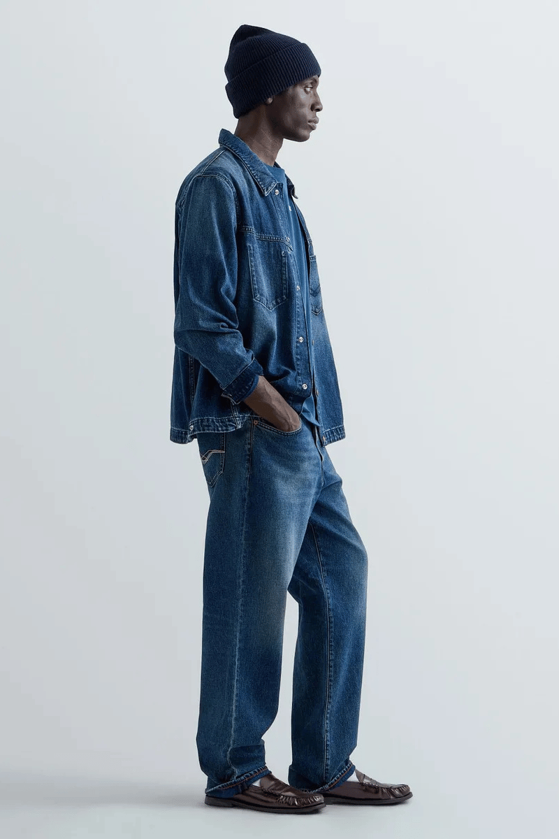 REPLAY - DENIM JACKET WITH BREAST POCKET 3 REPLAY - DENIM JACKET WITH BREAST POCKET - Image 3