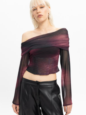 BLACK&BLACK - ASYMMETRIC TOP