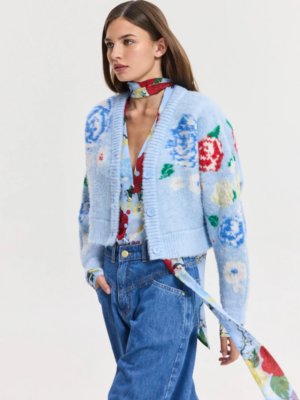 HEMITHEA - CAPRICORN CARDIGAN LIGHT BLUE