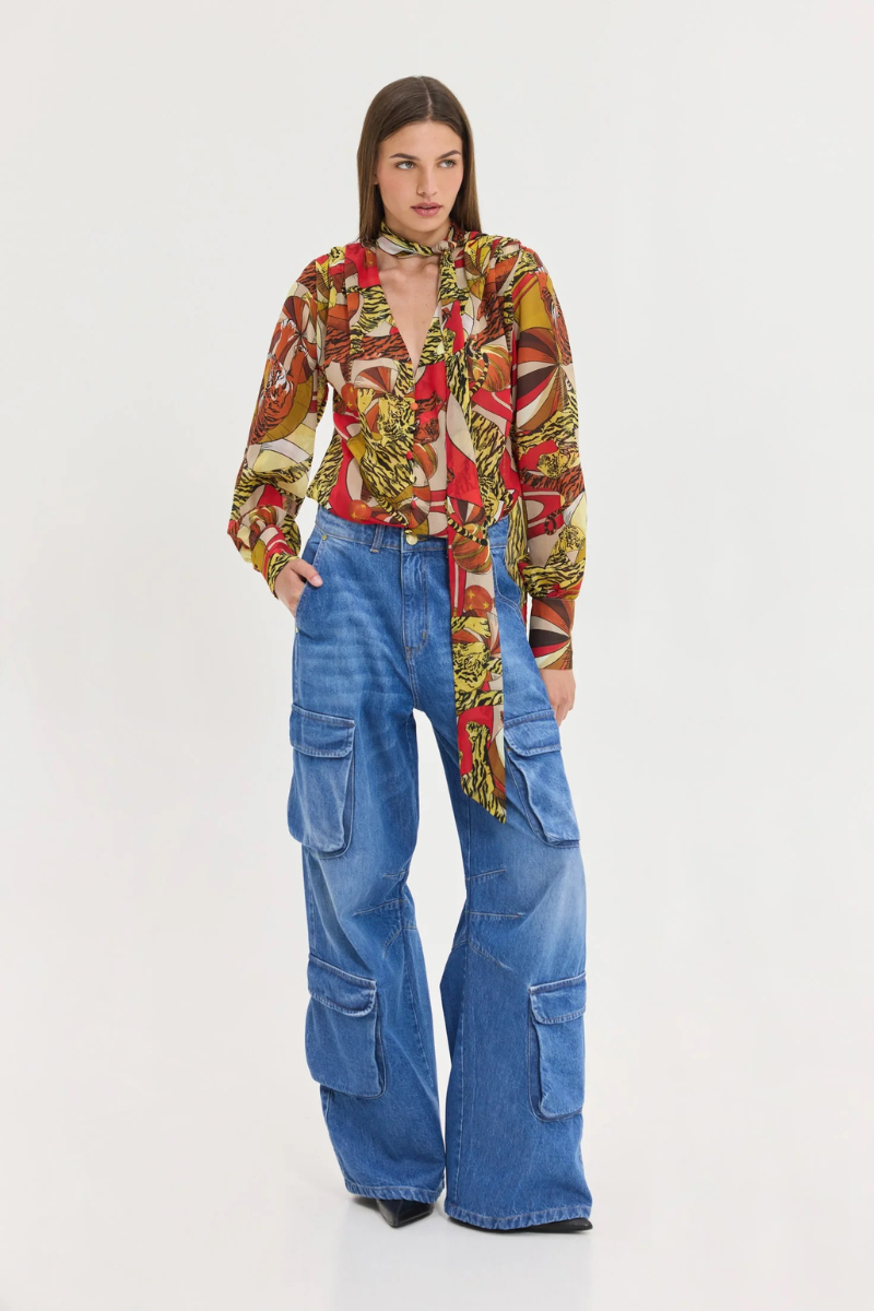 HEMITHEA - MERCURY DENIM PANTS MID BLUE 4 HEMITHEA - MERCURY DENIM PANTS MID BLUE - Image 4