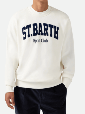 MC2 SAINT BARTH - SOHO SWEATSHIRT OFF WHITE